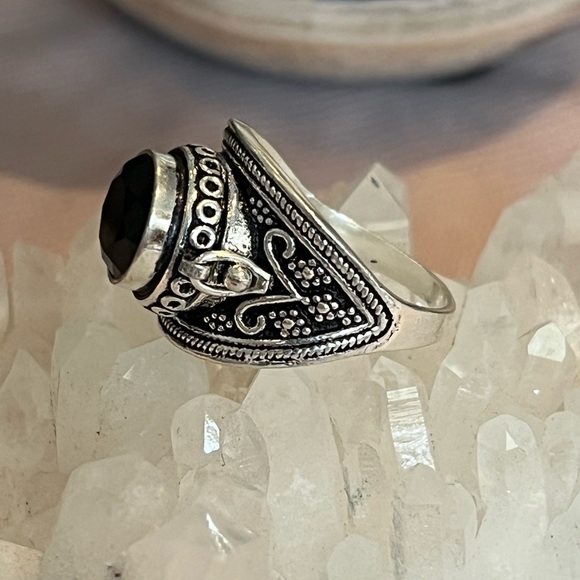 #564 Facted Black Onyx Poison โ ๏ธ Ring ๐ Size 10- 10.25 NWOT - Picture 16 of 17